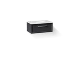 Lodern® 36" wall-hung bathroom vanity cabinet with sink and quartz top
