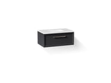 Lodern® 36" wall-hung bathroom vanity cabinet with sink and quartz top
