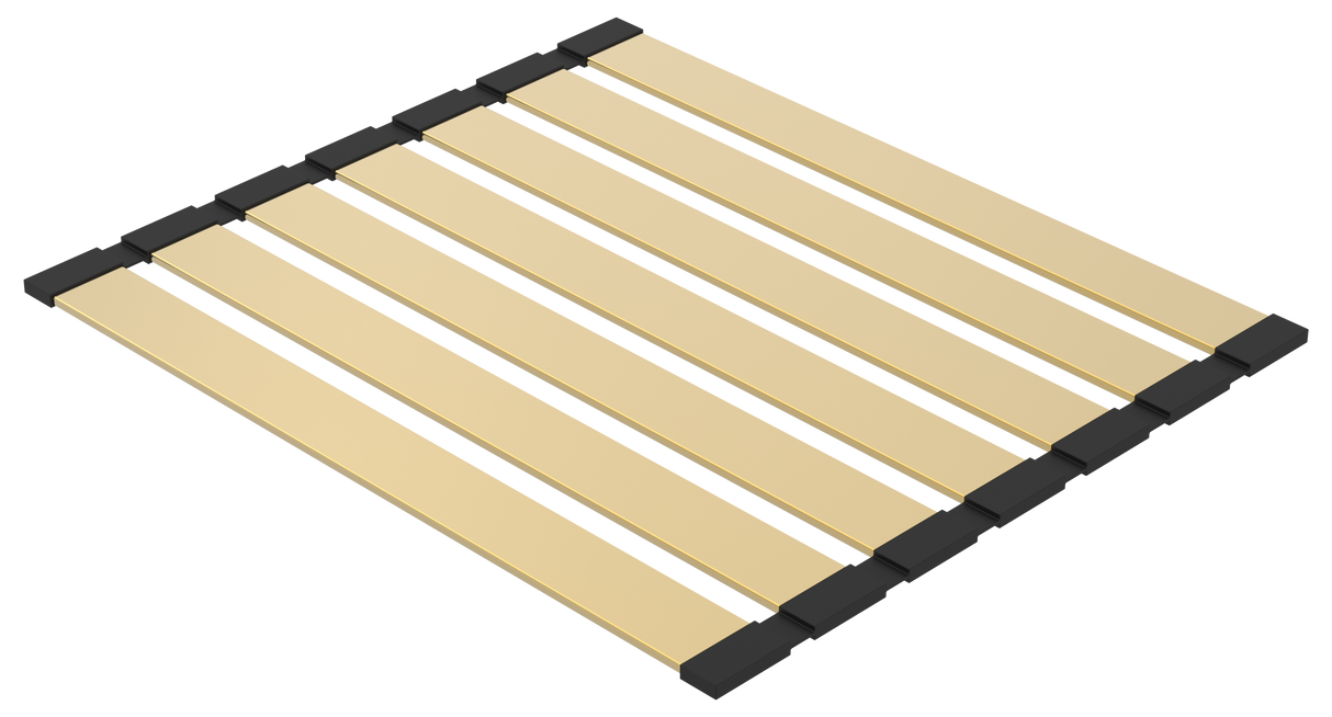 Flat Bar Drying Fold-Out Mat Thick Stainless steel roll-out drying mat - Eureka Gold