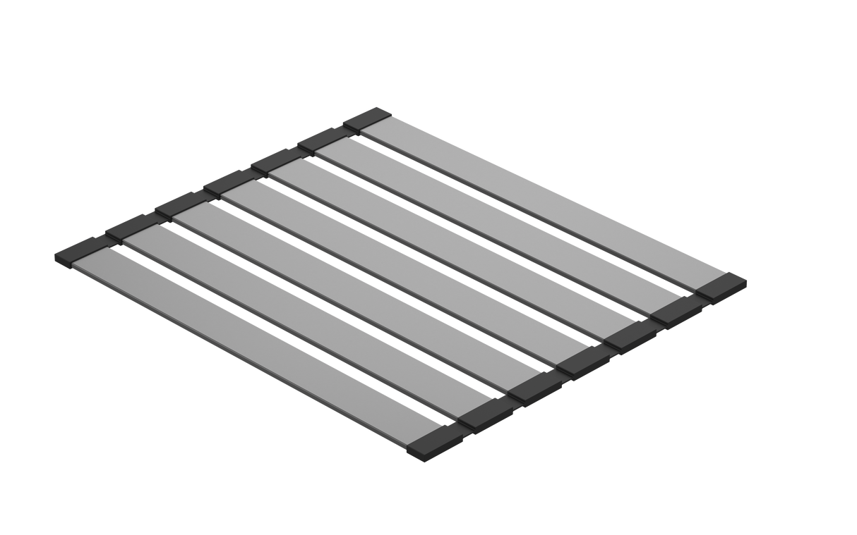 Flat Bar Drying Fold-Out Mat Thick Stainless steel roll-out drying mat - Platinum Sonix
