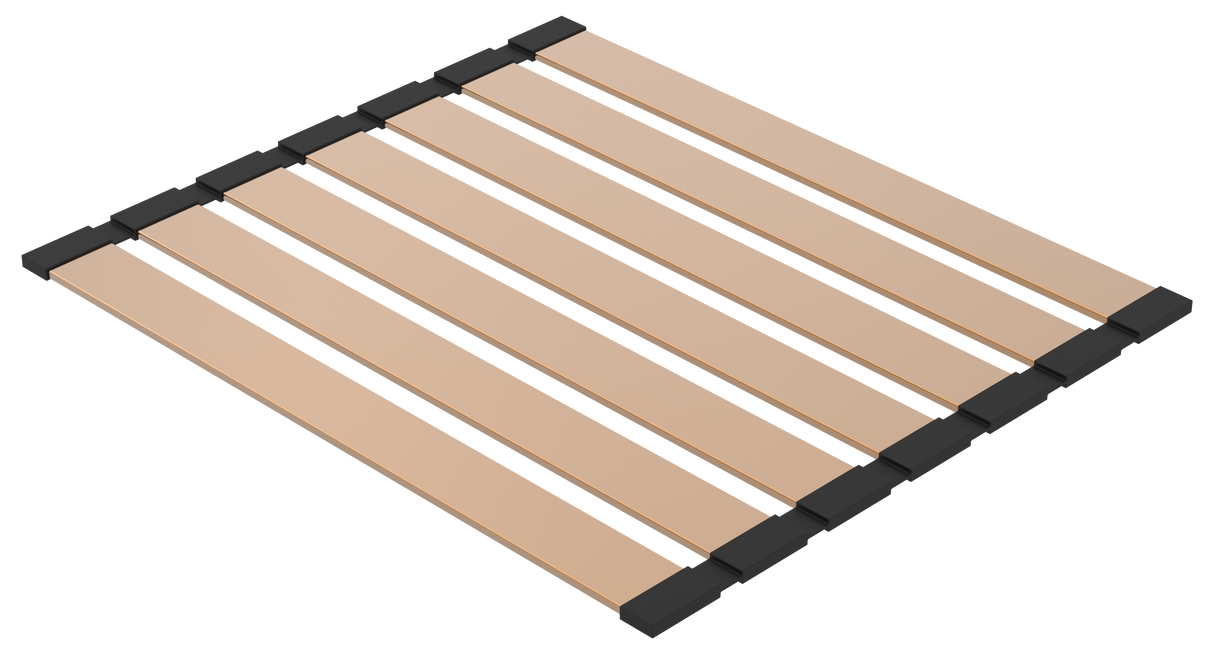Flat Bar Drying Fold-Out Mat Thick Stainless steel roll-out drying mat - Rio Bronze