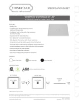 Waterproof Shower Base