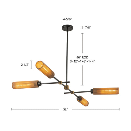 Alora Mood Colby 52-in Linear Pendant