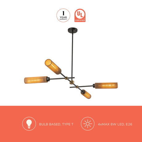 Alora Mood Colby 52-in Linear Pendant