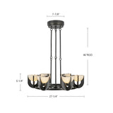 Alora Colette 27-in Chandelier