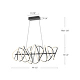 Kuzco Collide 44-in Chandelier