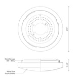 Kuzco Collins 14-in Flush Mount