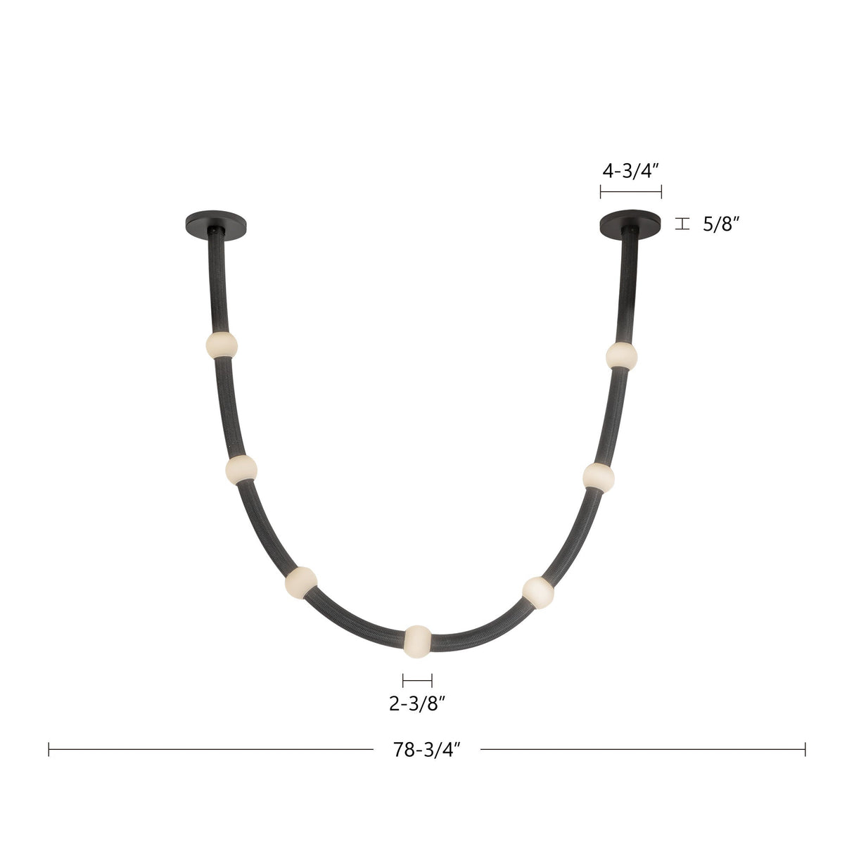 Kuzco Corda 7-ft Pendant