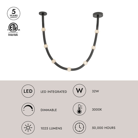 Kuzco Corda 7-ft Pendant