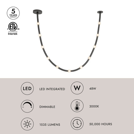 Kuzco Corda 10-ft Pendant