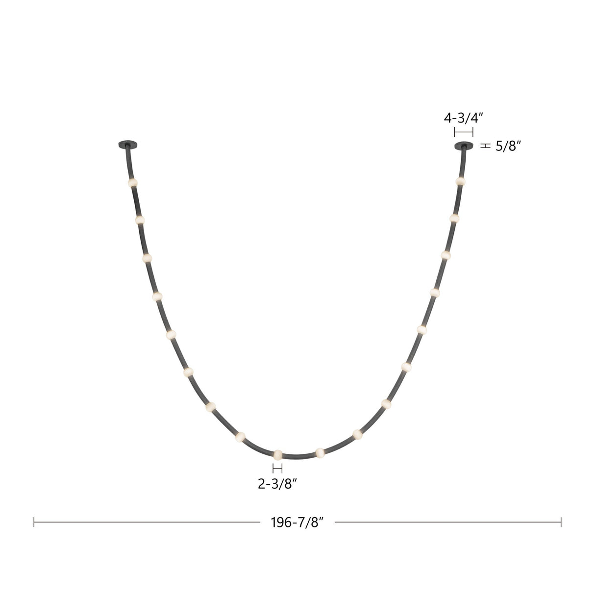 Kuzco Corda 17-ft Pendant