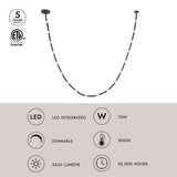 Kuzco Corda 17-ft Pendant