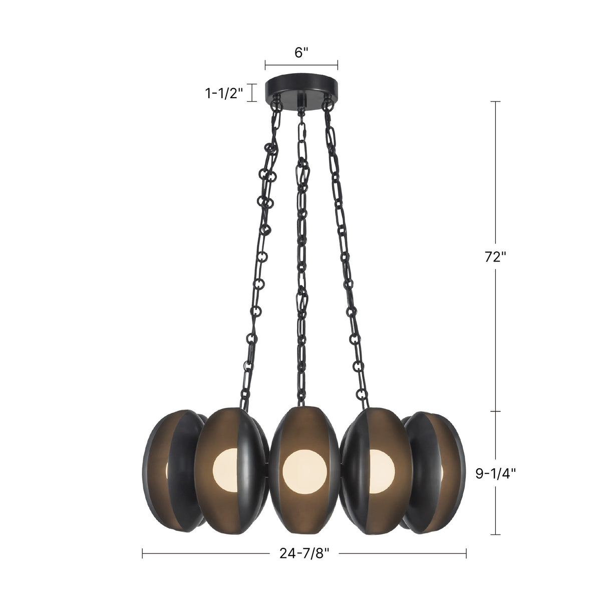 Alora Cortez 25-in Chandelier