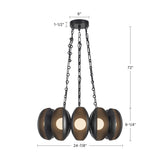 Alora Cortez 25-in Chandelier