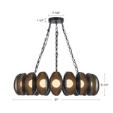 Alora Cortez 37-in Chandelier