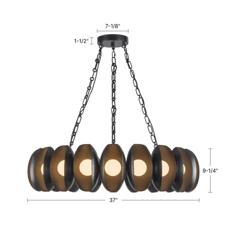 Alora Cortez 37-in Chandelier