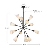 Alora Mood Cosmo 39-in Chandelier