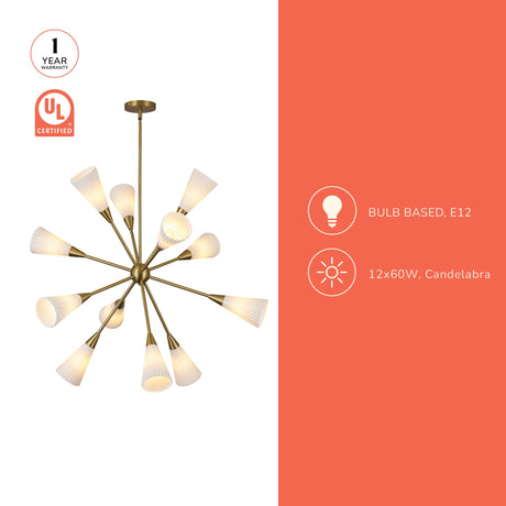 Alora Mood Cosmo 39-in Chandelier
