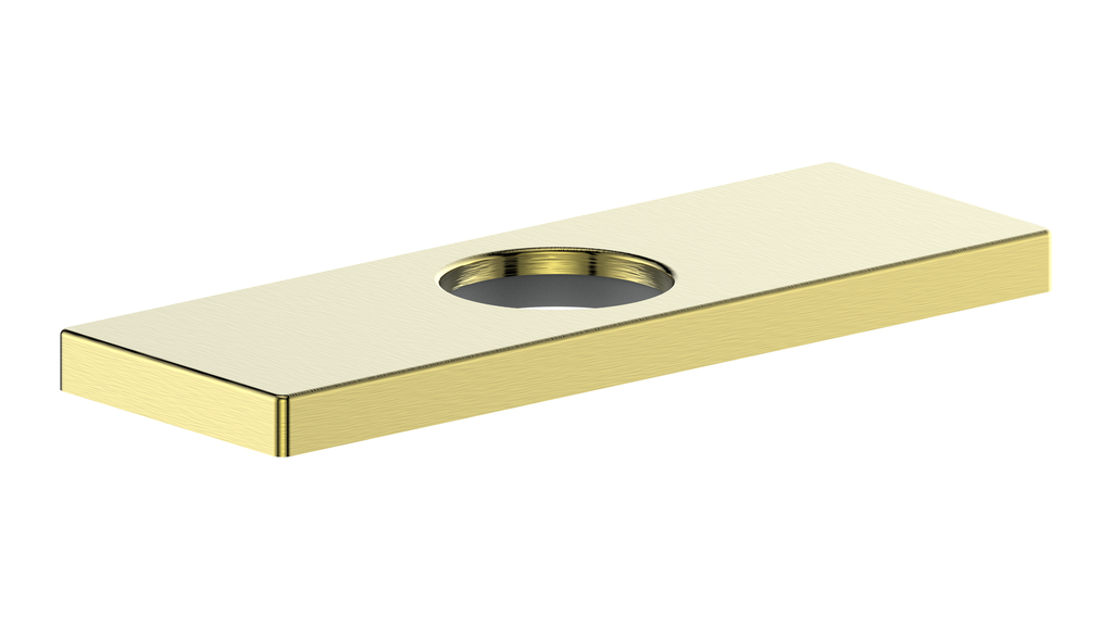 RECTANGULAR COVER PLATE FOR LAVATORY FAUCET