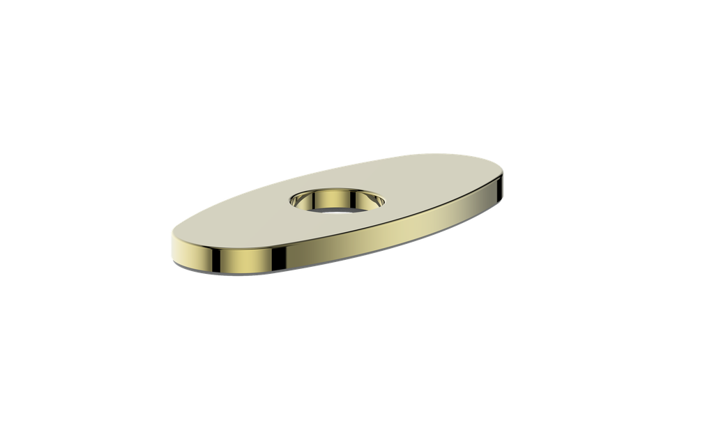 OVAL COVER PLATE FOR LAVATORY FAUCET