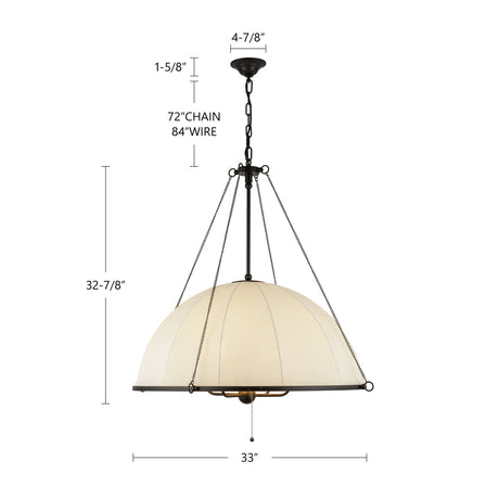 Alora Mood Crosby 33-in Chandelier