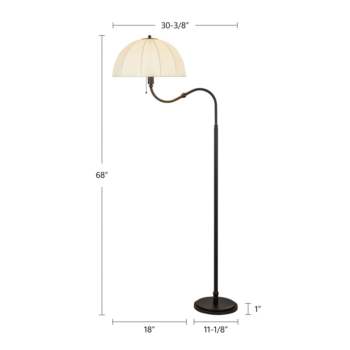 Alora Mood Crosby 68-in Floor Lamp