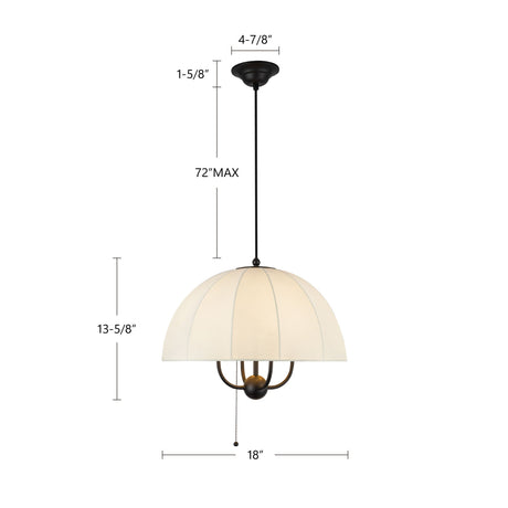 Alora Mood Crosby 18-in Pendant