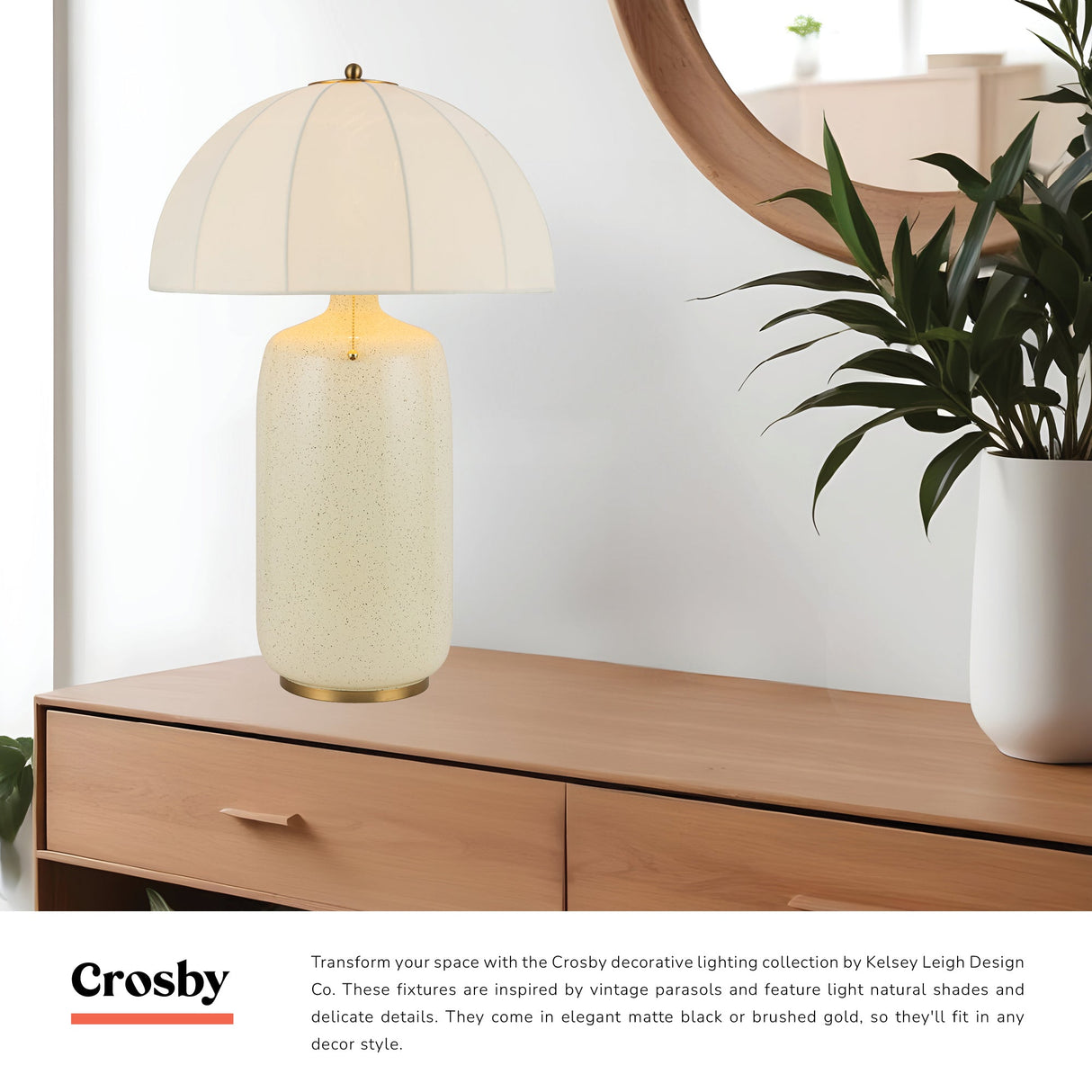 Alora Mood Crosby 18-in Table Lamp