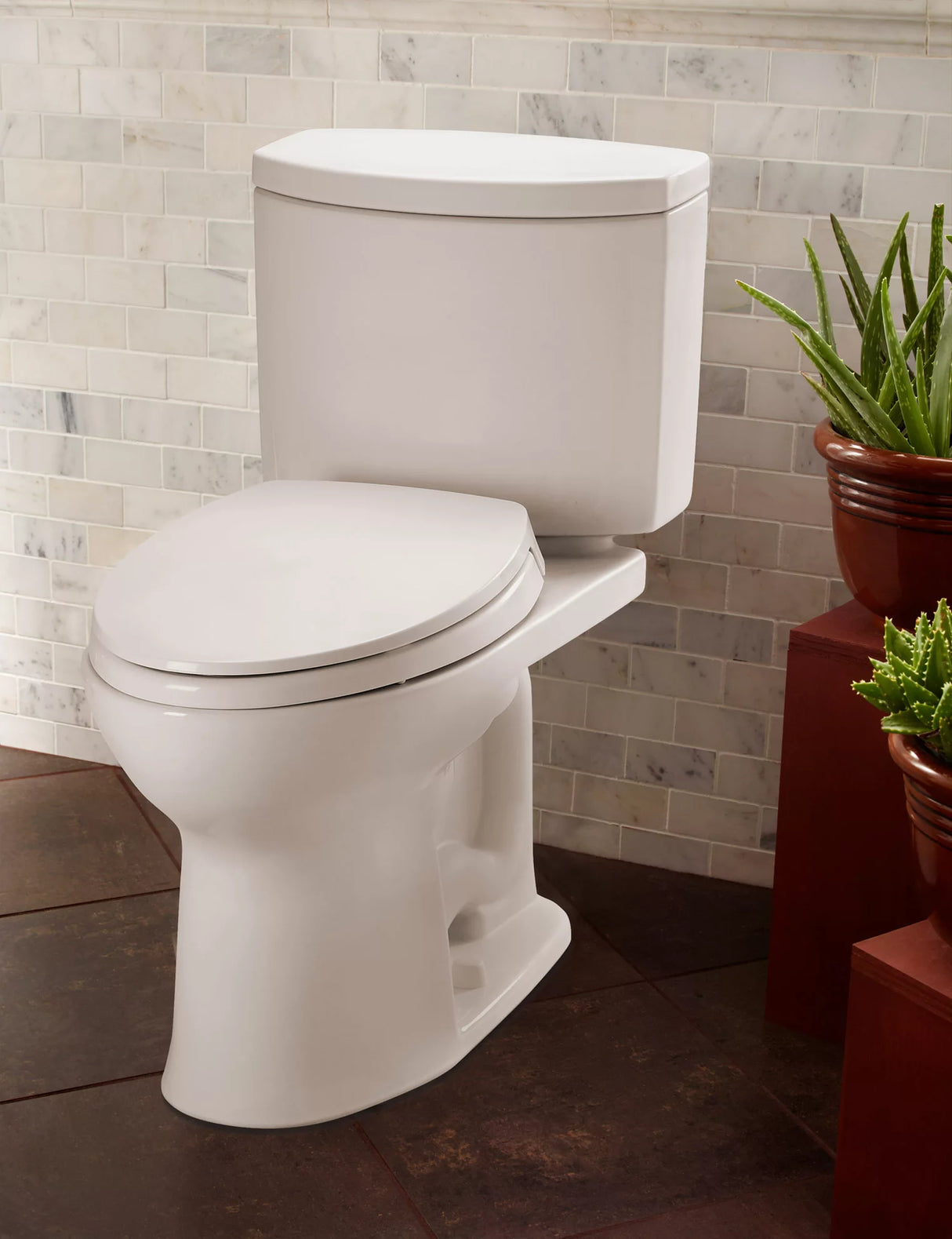Drake II Two-Piece Toilet, 1.28 GPF, Elongated Bowl