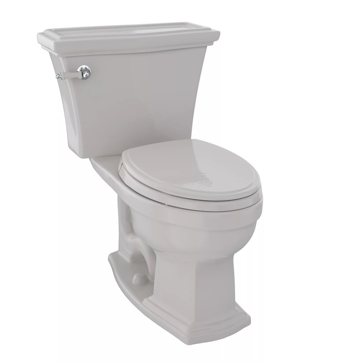 Eco Clayton Two-Piece Toilet, 1.28 GPF, Elongated Bowl