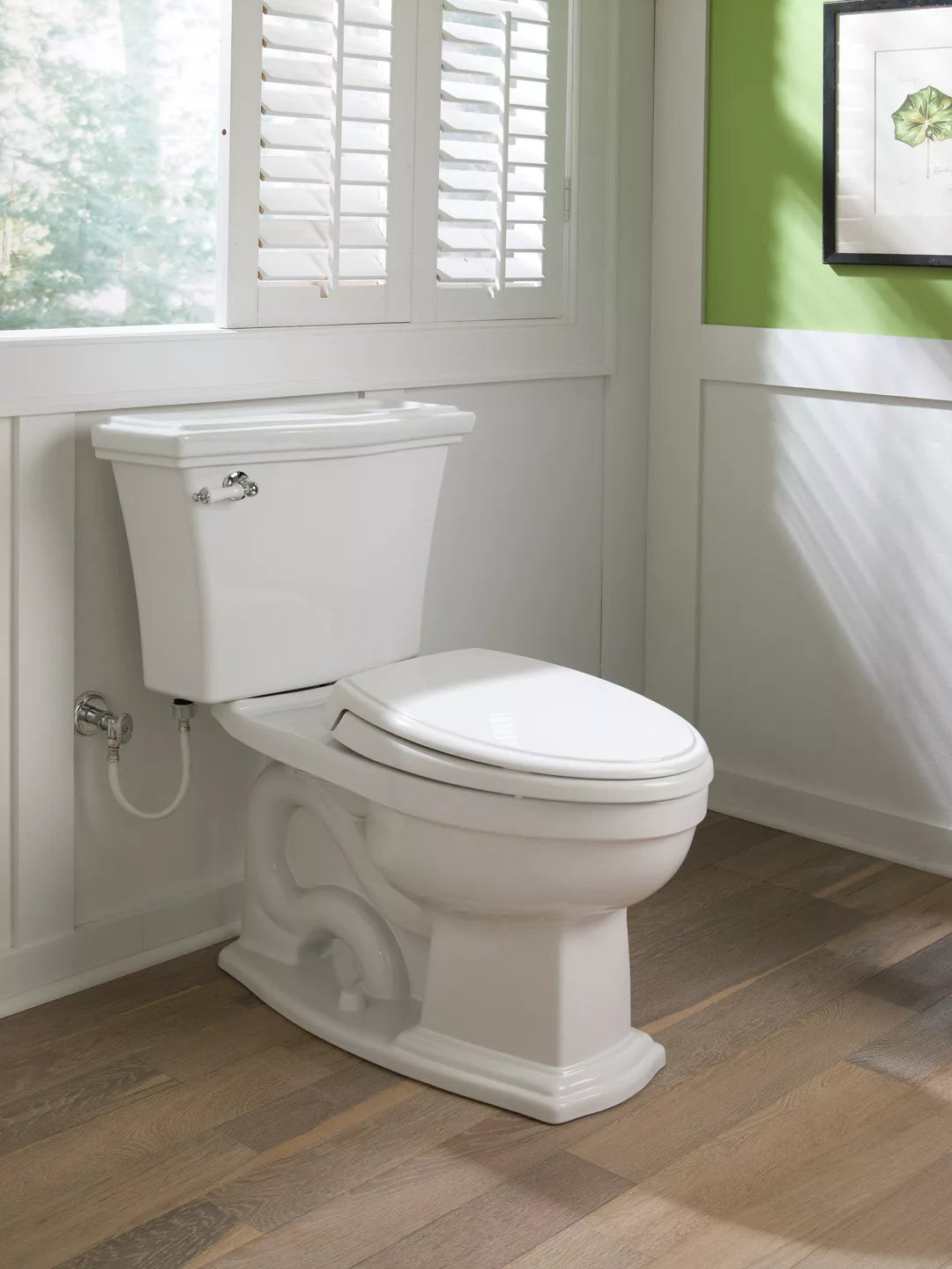 Eco Clayton Two-Piece Toilet, 1.28 GPF, Elongated Bowl