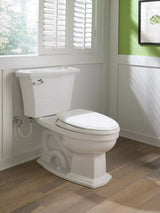 Eco Clayton Two-Piece Toilet, 1.28 GPF, Elongated Bowl
