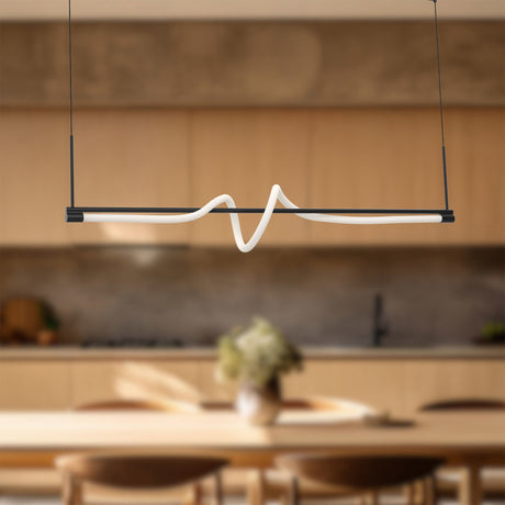 Kuzco Cursive 54-in Linear Pendant