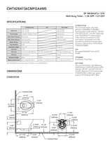 EPWASHLET + S7A Wall-Hung Toilet - 1.28 GPF & 0.9 GPF - Auto Flush
