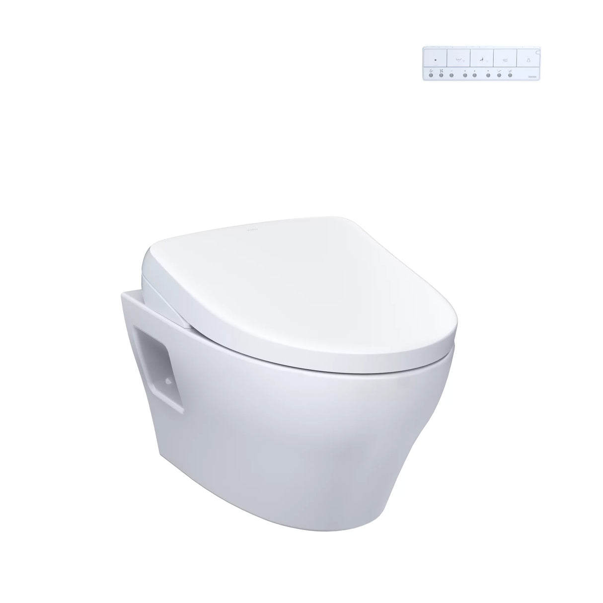 EPWASHLET + S7A Wall-Hung Toilet - 1.28 GPF & 0.9 GPF - Auto Flush