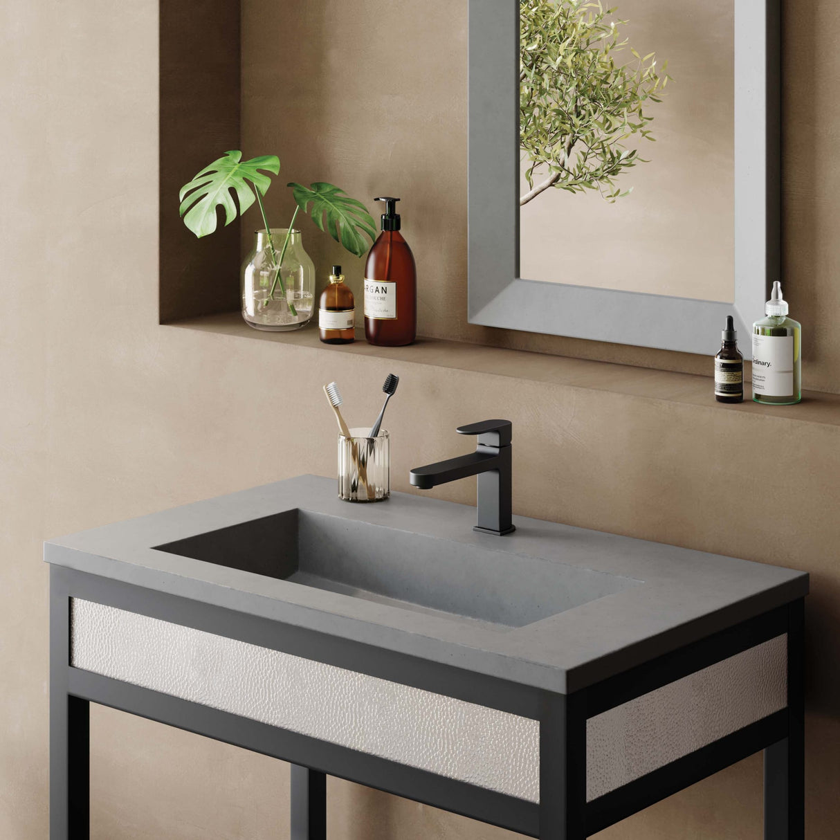 Capistrano Vanity Top with Integral Sink