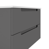 Coda 24″ Two Drawer Wall-Mounted Vanity