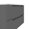 Coda 24″ Two Drawer Wall-Mounted Vanity