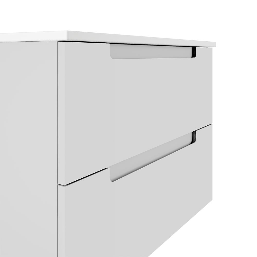 Coda 36″ Two Drawer Wall-Mounted Vanity