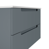 Coda 24″ Two Drawer Wall-Mounted Vanity