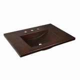 Cozumel Vanity Top in Antique Copper