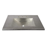 Cozumel Vanity Top in Brushed Nickel