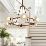 Alora Dahlia 28-in Chandelier
