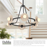 Alora Dahlia 28-in Chandelier