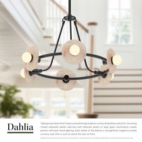 Alora Dahlia 28-in Chandelier