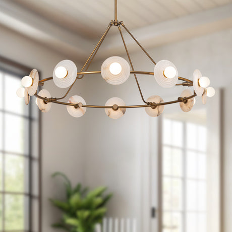 Alora Dahlia 46-in Chandelier