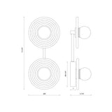 Alora Dahlia 14-in Wall/Vanity Light