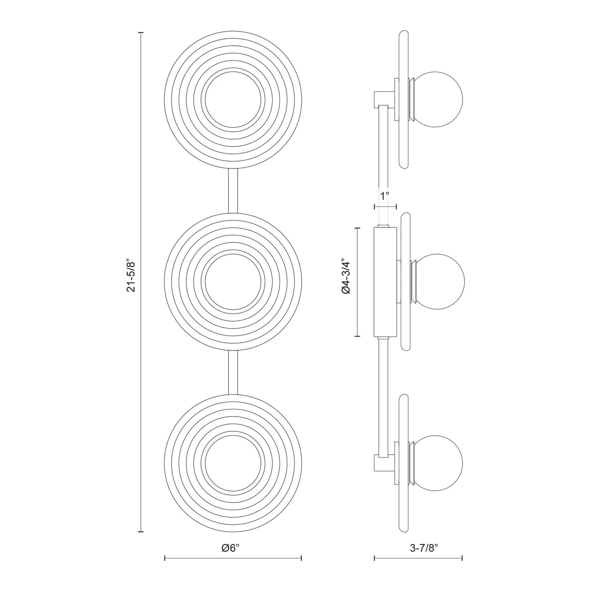 Alora Dahlia 22-in Wall/Vanity Light