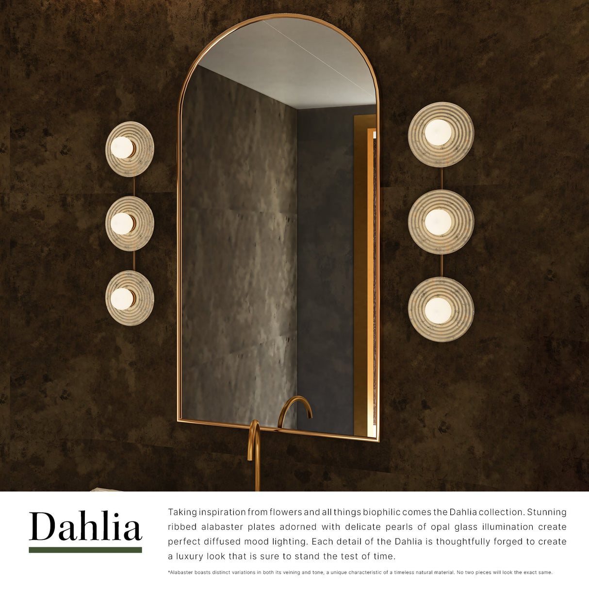 Alora Dahlia 22-in Wall/Vanity Light