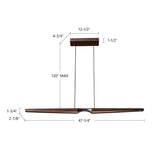 Kuzco Dakota 47-in Linear Pendant